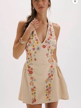 Free People Island Letter Mini Dress - Current MSRP $198